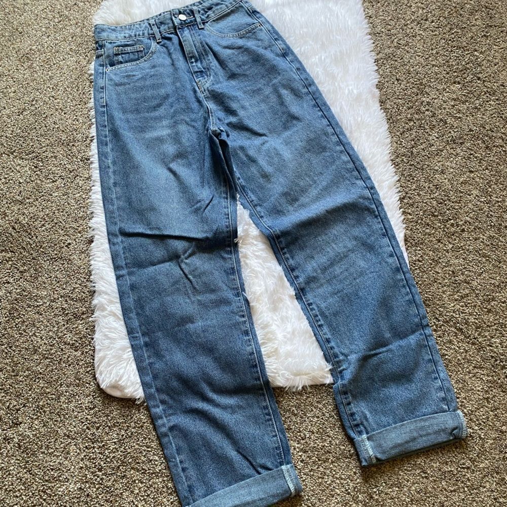 ‎SHEIN Hi Rise Long Jeans Size Small